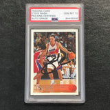 1996-97 Topps #182 Steve Nash Signed Card AUTO 10 PSA Slabbed Suns