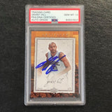 2007-08 Artifacts Basketball #68 Grant Hill Signed Card AUTO 10 PSA Slabbed Suns