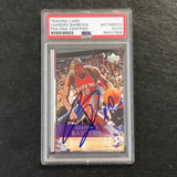 2007-08 Upper Deck Basketball #47 Leandro Barbosa Signed Card AUTO PSA Slabbed Suns