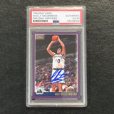 2000-01 Topps #62 Wally Szczerbiak Signed Card AUTO PSA Slabbed Minnesota Timberwolves