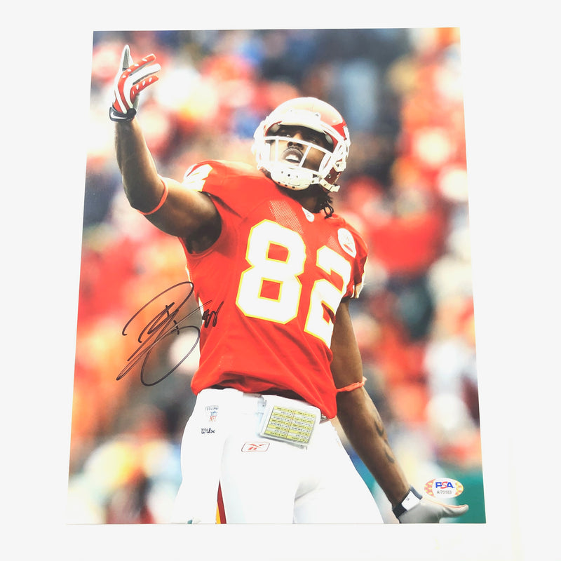 Dwayne Bowe signed 11x14 photo PSA/DNA Kansas City Chiefs Autographed