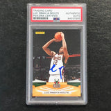 2009-10 Panini Basketball #100 Luc Mbah a Moute Signed Card AUTO PSA Slabbed Bucks