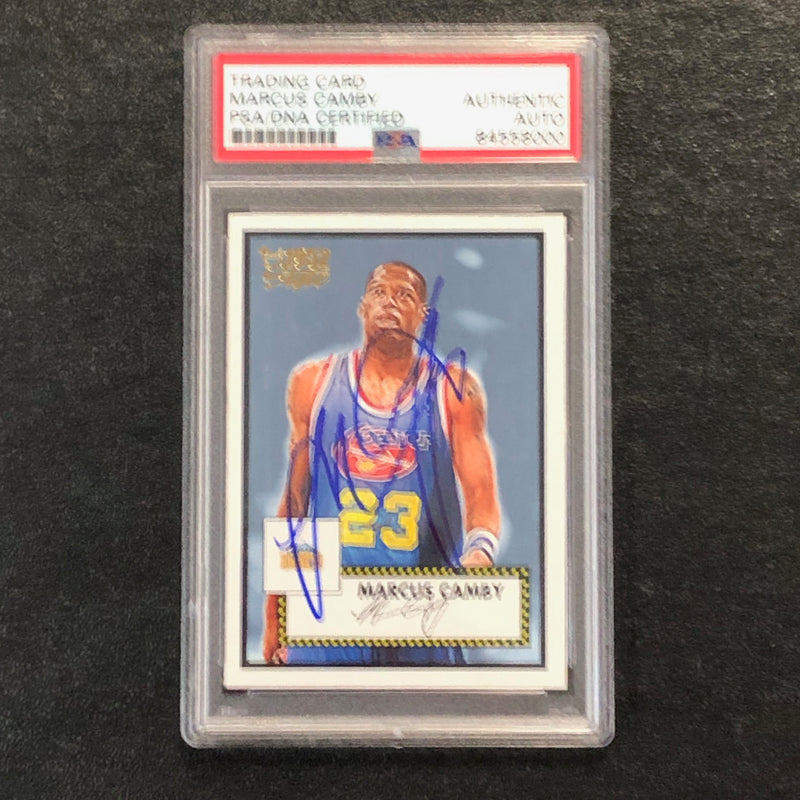 2005-06 Topps '52 Chrome #106 Marcus Camby Signed AUTO PSA Slabbed Nuggets