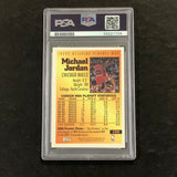 1993 Topps #199 Michael Jordan PSA 8 NM-MT Bulls