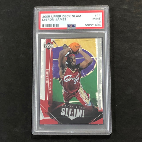 2005 Upper Deck Slam #14 Lebron James PSA 9 Mint Cavaliers