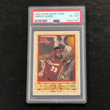 2004 Fleer Sweet Sigs #75 Lebron James PSA 6 EX-MT Cavaliers