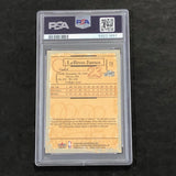 2004 Fleer Sweet Sigs #75 Lebron James PSA 6 EX-MT Cavaliers