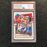 2021-22 Panini Chronicles Draft Picks #36 Moses Moody Signed Card AUTO 10 PSA Slabbed Arkansas Razorbacks