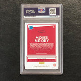 2021-22 Panini Chronicles Draft Picks #36 Moses Moody Signed Card AUTO 10 PSA Slabbed Arkansas Razorbacks