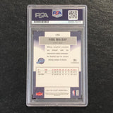 2007-08 Fleer #176 PAUL MILLSAP Signed AUTO 10 PSA Slabbed Jazz