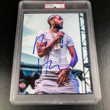 Nipsey Hussle Signed 8x10 Photo PSA Encapsulated Auto Grade 9 Mint Rapper