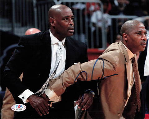 LARRY DREW Signed 8x10 photo PSA/DNA Los Angeles Clippers Autographed