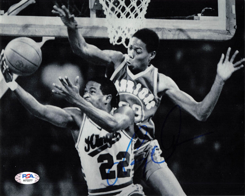 Larry Drew signed 8x10 photo PSA/DNA Sacramento Kings Autographed