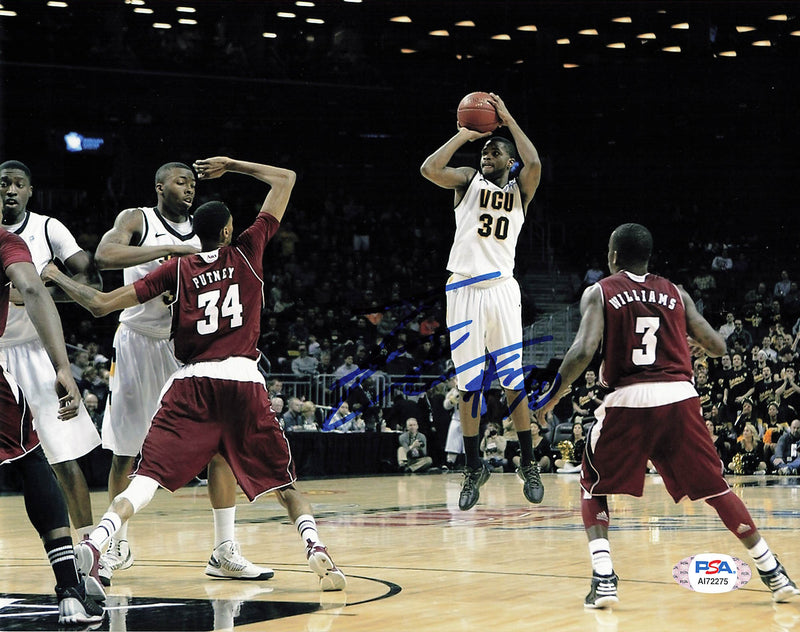 Troy Daniels signed 8x10 photo PSA/DNA VCU Rams Autographed