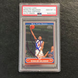 2006-07 Topps Chrome #178 RENALDO BALKMAN Signed Card AUTO 10 PSA Slabbed RC Knicks