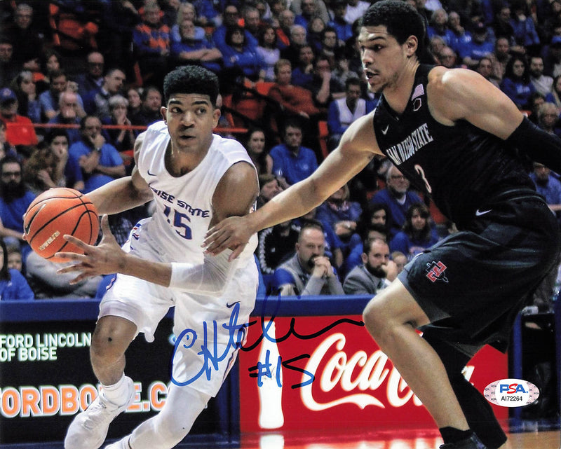 CHANDLER HUTCHISON signed 8x10 photo PSA/DNA Boise State Broncos Autographed