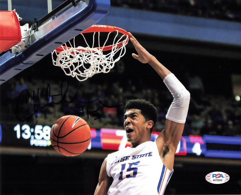 CHANDLER HUTCHISON signed 8x10 photo PSA/DNA Boise State Broncos Autographed