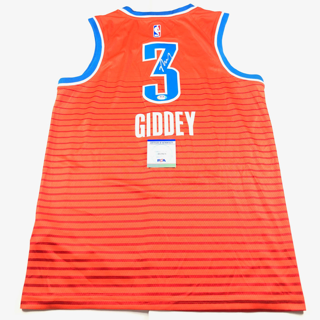 Josh Giddey Signed Autograph Oklahoma City Thunder Jersey