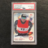 2014 Topps U.S. Winter Olympic #65 Andy Newell Signed Card PSA Slabbed Auto Skiing