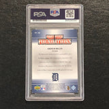 2007 Upper Deck First Edition #FPF-AM Andrew Miller Signed Card PSA Slabbed Auto Tigers