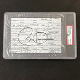 Barack Obama Signed Birth Certificate PSA/DNA Encapsulated Autographed Slabbed Gem Mint 10