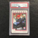 2004 Topps #295 Buck Showalter Signed Card AUTO PSA Slabbed Rangers