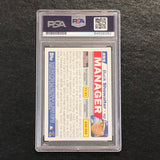 2004 Topps #295 Buck Showalter Signed Card AUTO PSA Slabbed Rangers