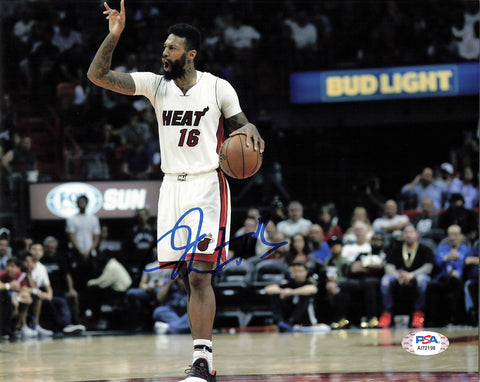 James Johnson signed 8x10 photo PSA/DNA Miami Heat Autographed