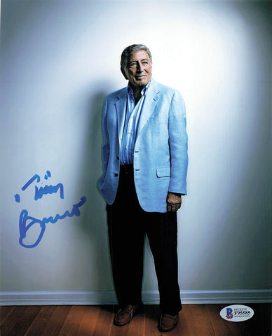 Tony Bennett signed 8x10 photo BAS Beckett Autographed