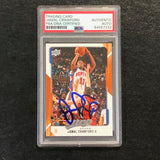 2008-09 Upper Deck MVP #106 Jamal Crawford Signed Card AUTO PSA Slabbed Knicks