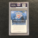 2012-13 Panini Brilliance #46 Thabo Sefolosha Signed Card Auto PSA/DNA Slabbed Thunder