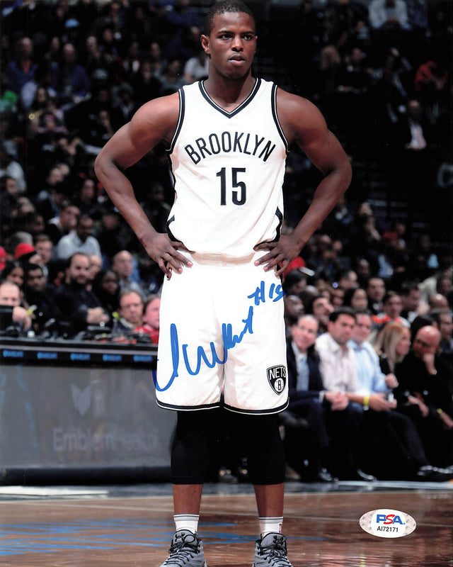 ISAIAH WHITEHEAD signed 8x10 photo PSA/DNA Brooklyn Nets Autographed
