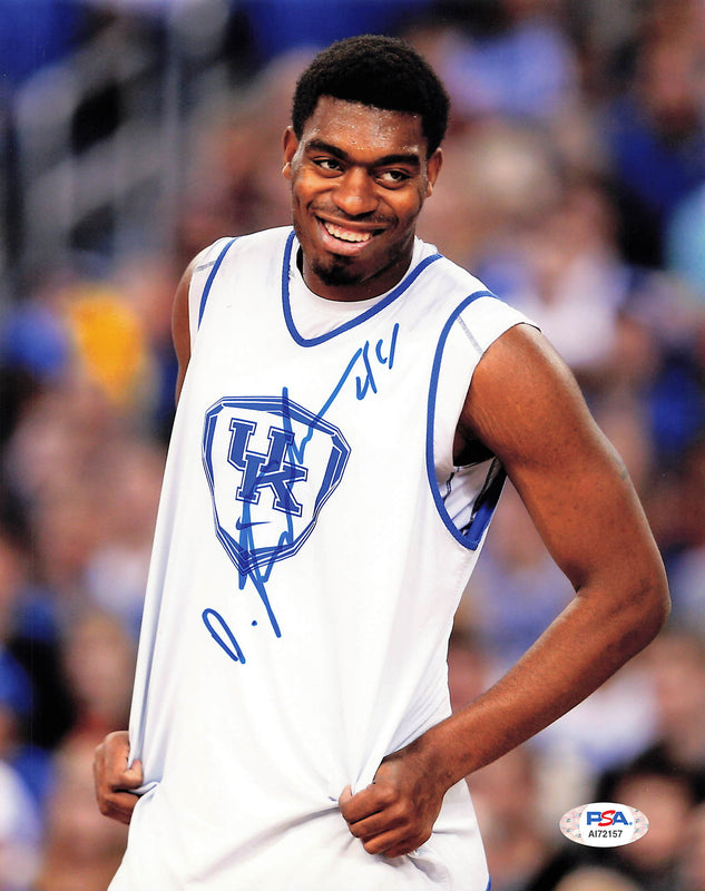 DAKARI JOHNSON signed 8x10 photo PSA/DNA Kentucky Wildcats Autographed