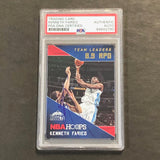 2015-16 NBA HOOPS Team Leaders #29 Kenneth Faried Signed AUTO PSA Slabbed Nuggets