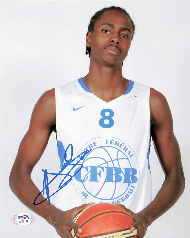 LIVIO JEAN-CHARLES signed 8x10 photo PSA/DNA France Autographed