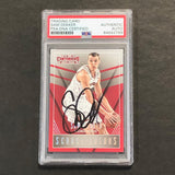 2015-16 Panini Contenders #41 Sam Dekker Signed Card AUTO PSA Slabbed Wisconsin