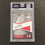 2015-16 Panini Contenders #41 Sam Dekker Signed Card AUTO PSA Slabbed Wisconsin