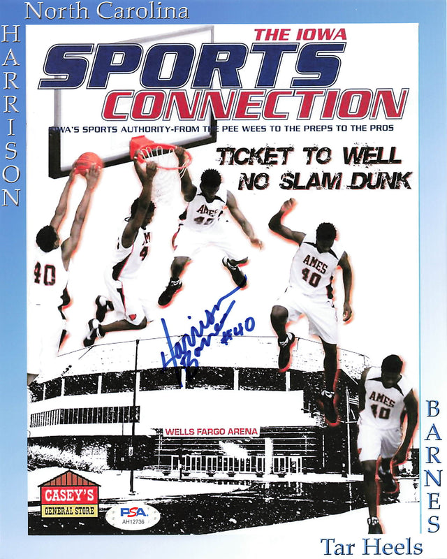 Harrison Barnes signed 8x10 photo PSA/DNA Warriors Autographed