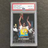 Panini Kobe #49 JERRY WEST Signed Card Auto GRADE 10 PSA Slabbed Lakers