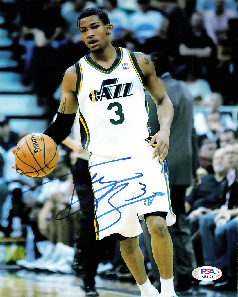 Trey Burke signed 8x10 photo PSA/DNA Michigan Jazz 76ers