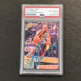 2009-10 Upper Deck #210 Taj Gibson Signed Card AUTO PSA Slabbed Bulls