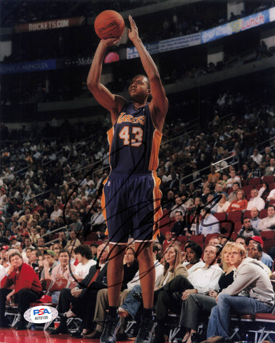 Brian Cook signed 8x10 photo PSA/DNA Lakers Autographed