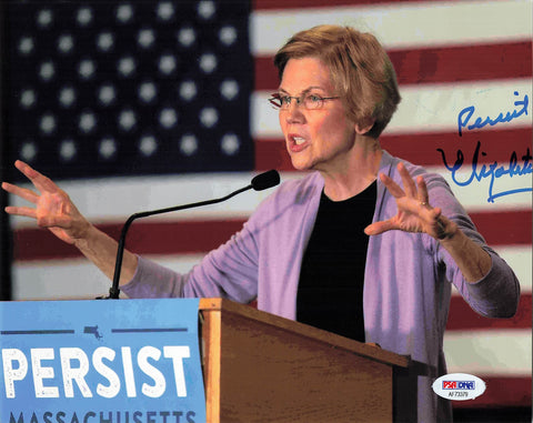 Elizabeth Warren signed 8x10 Photo PSA/DNA Politician autographed