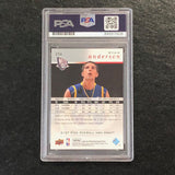 2008-09 Upper Deck #236 Ryan Anderson Signed Card AUTO 10 PSA Slabbed Rookie RC