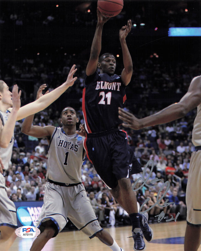 Ian Clark signed 8x10 photo PSA/DNA Belmont Bruins Autographed