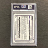 2022 Bowman Draft Chrome 1st Bowman #BDC-66 Refractor Hunter Goodman Signed Card PSA Slabbed Auto Rockies