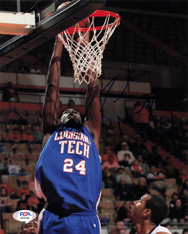 Paul Millsap signed 8x10 photo PSA/DNA Louisiana Tech Bulldogs Autographed