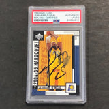 2004-05 Upper Deck Hardcourt #31 Jermaine O'Neal Signed Card AUTO PSA Slabbed Pacers