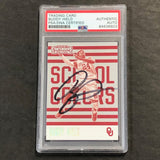 2016-17 Contenders Draft Picks #4 Buddy Hield Signed Card AUTO PSA Slabbed Oklahoma