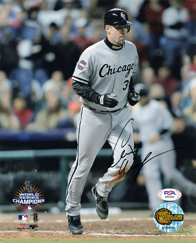 Chris Widger signed 8x10 photo Chicago White Sox PSA/DNA Autographed